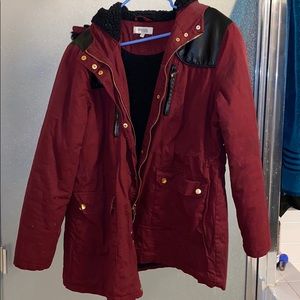 Burgundy Charlotte Russe Jacket